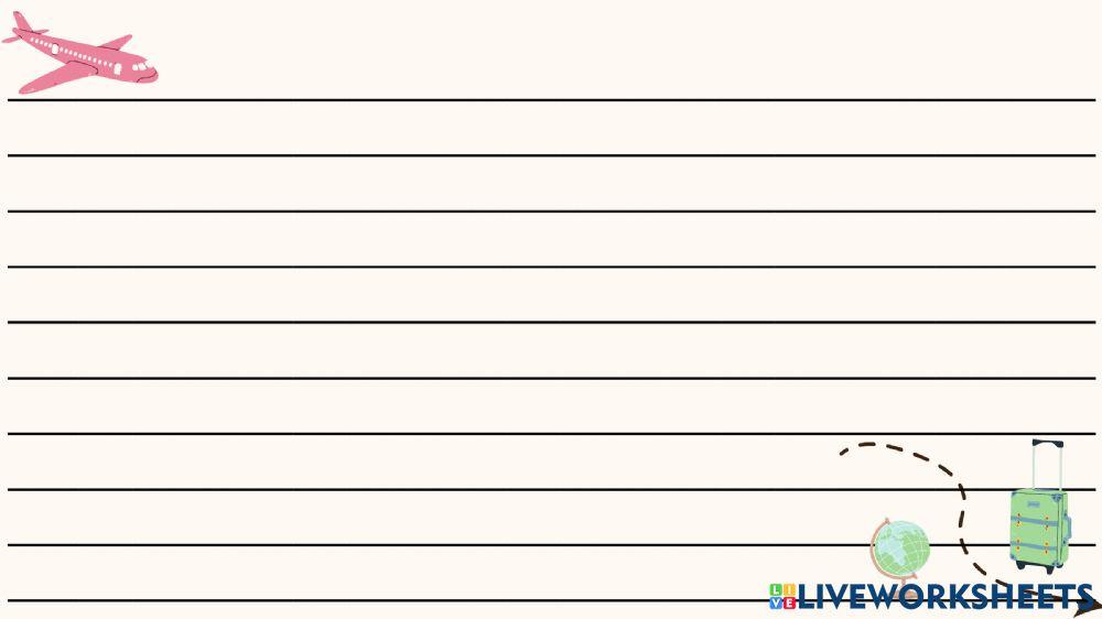 My last vacation Journal