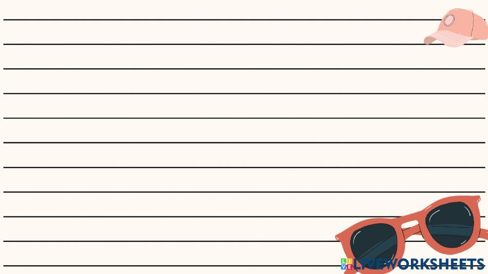 My last vacation Journal