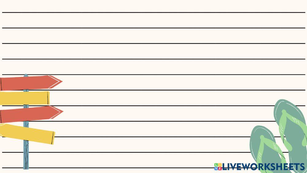 My last vacation Journal