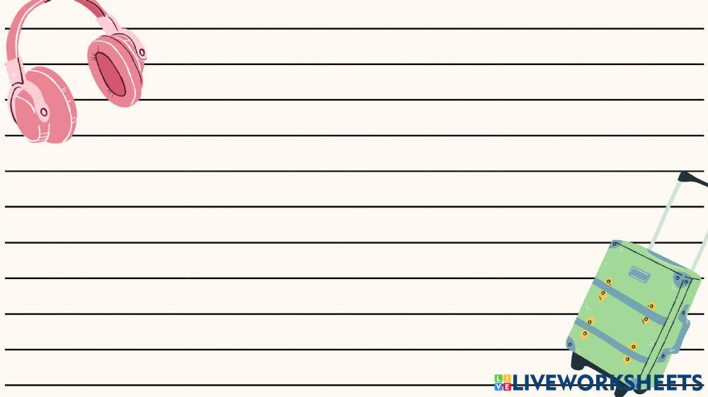 My last vacation Journal