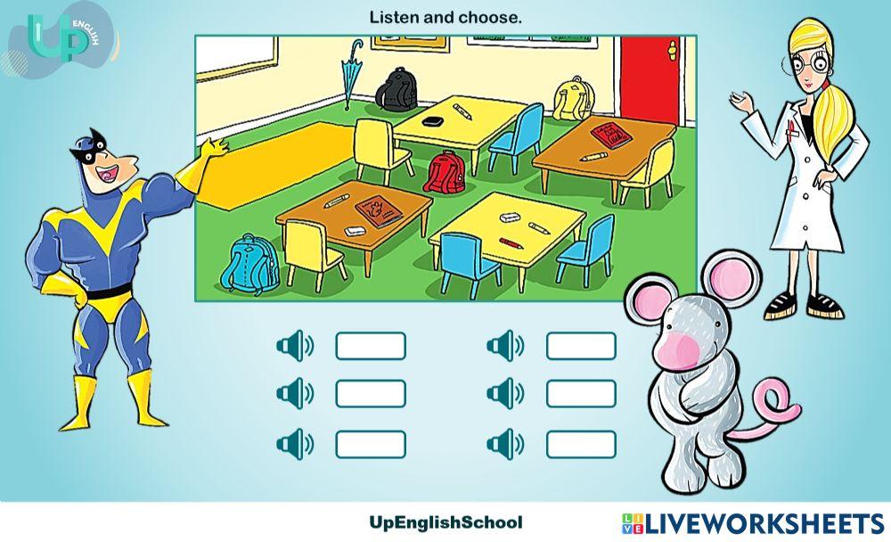 Kid's Box Starter Unit 3 Colours and School Objects 1