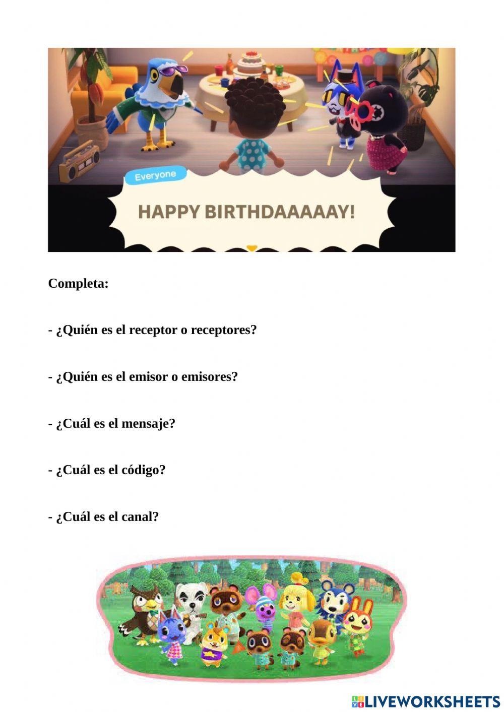 Elementos comunicacion animal crossing Elementos comunicacion animal crossing
