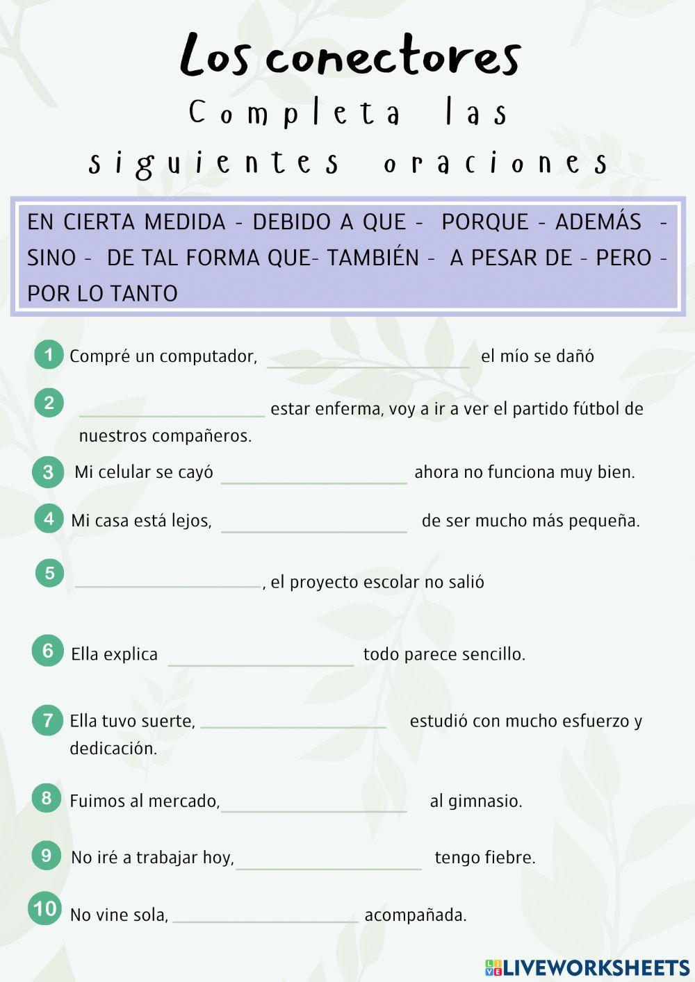 Conectores Conectores