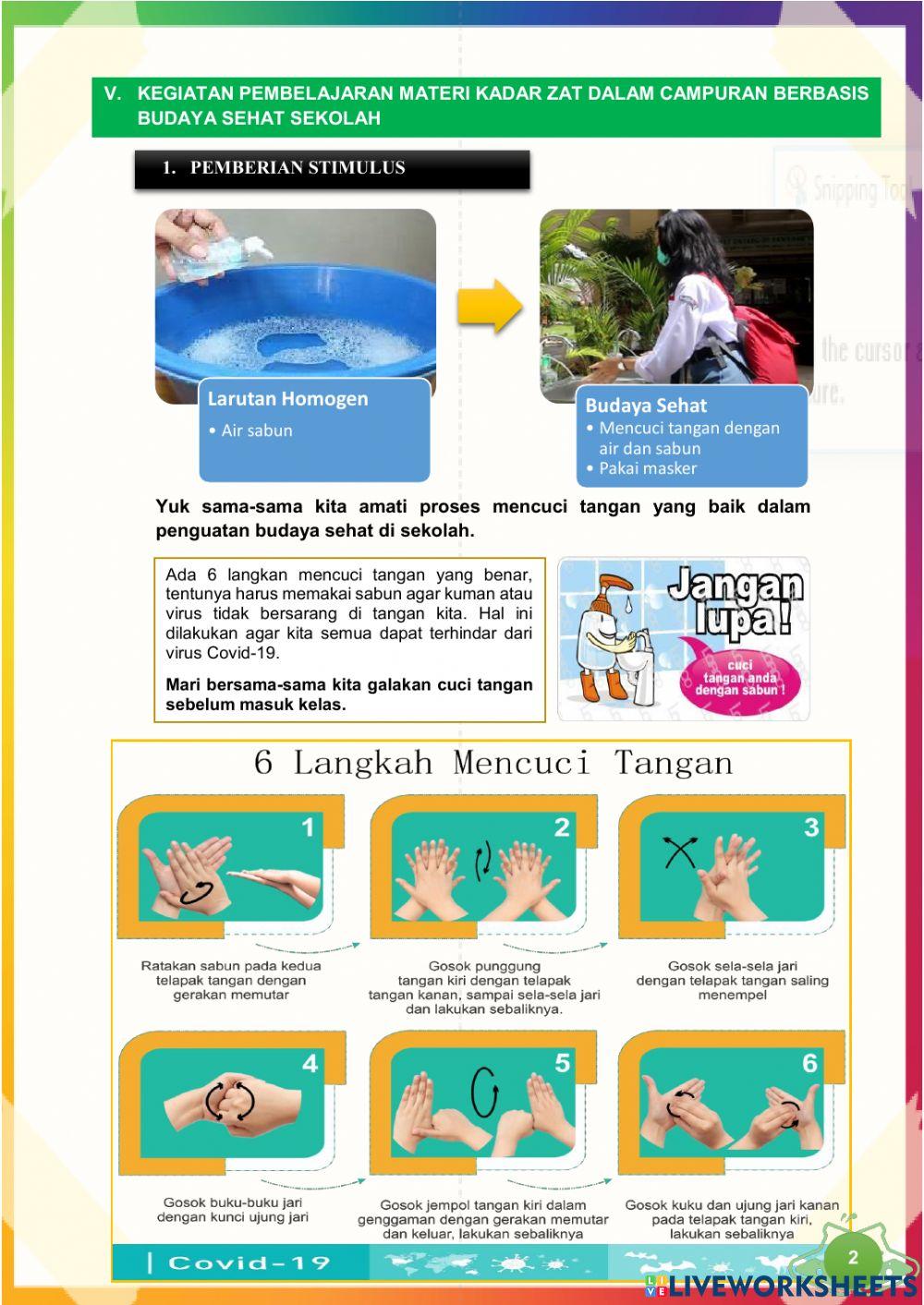 Go-sehat-Kadar Zat dalam Campuran