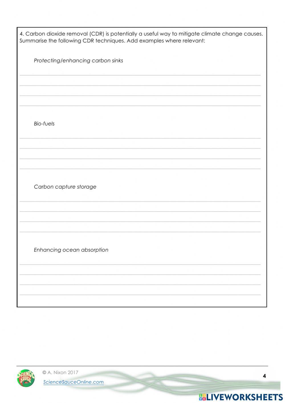 Worksheet 7.3