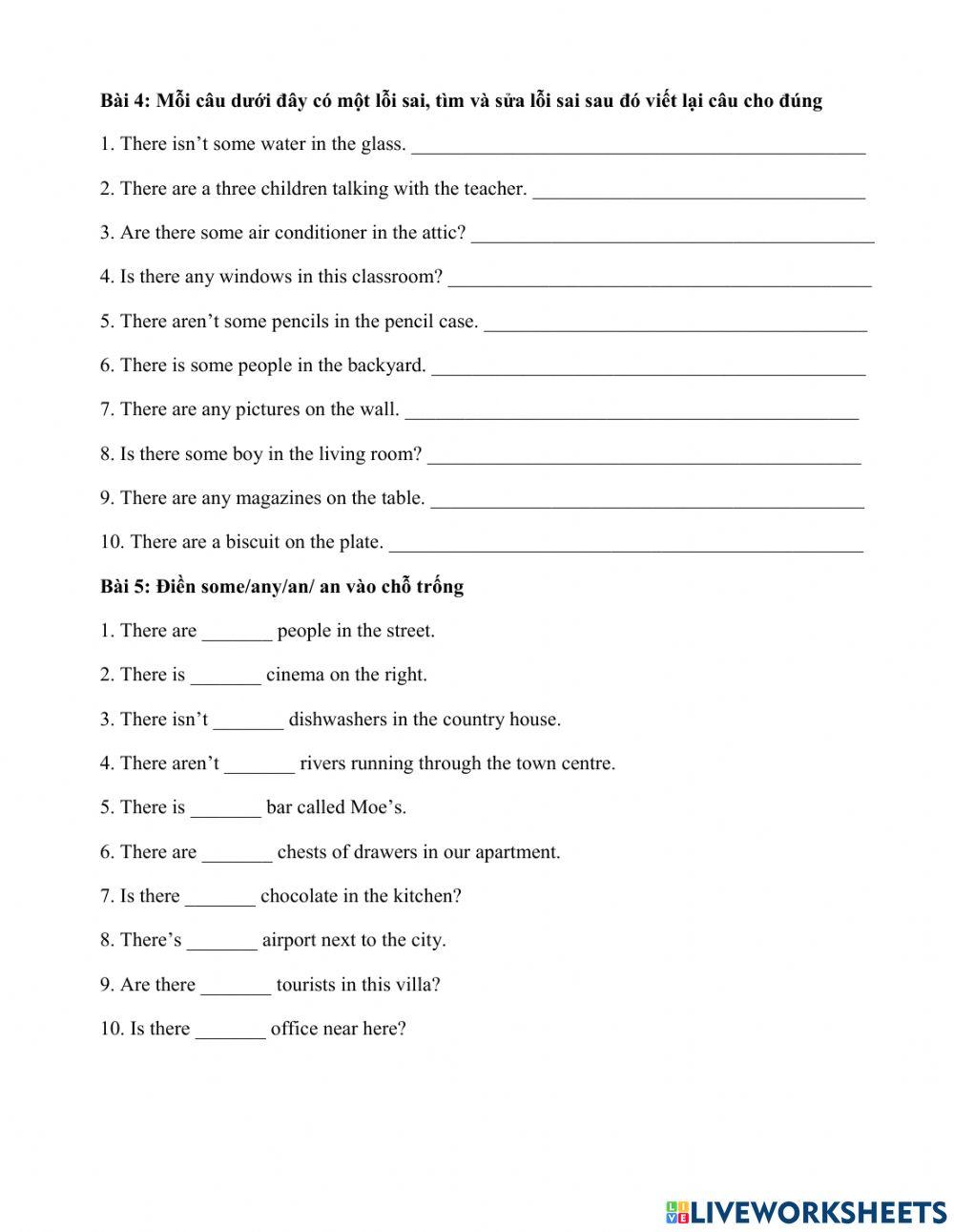 There is there are Chuyen sau 6