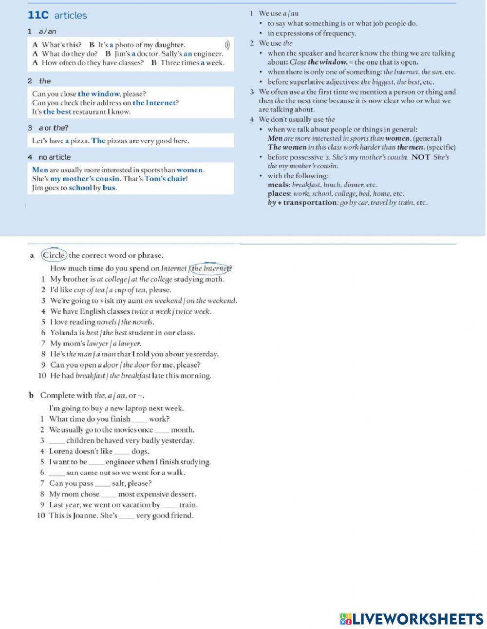 Men, Women and the Internet