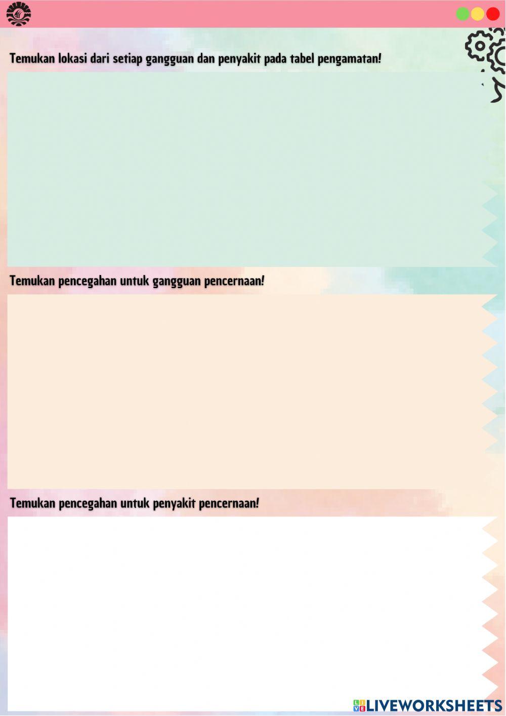 LKPD Gangguan Sistem Pencernaan