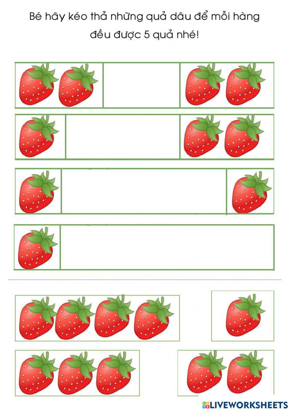 Bai Tap Tach Gop Pham Vi 5 online exercise for | Live Worksheets