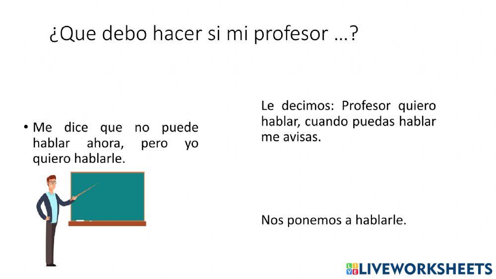 Histori social 1. Profesora ocupada