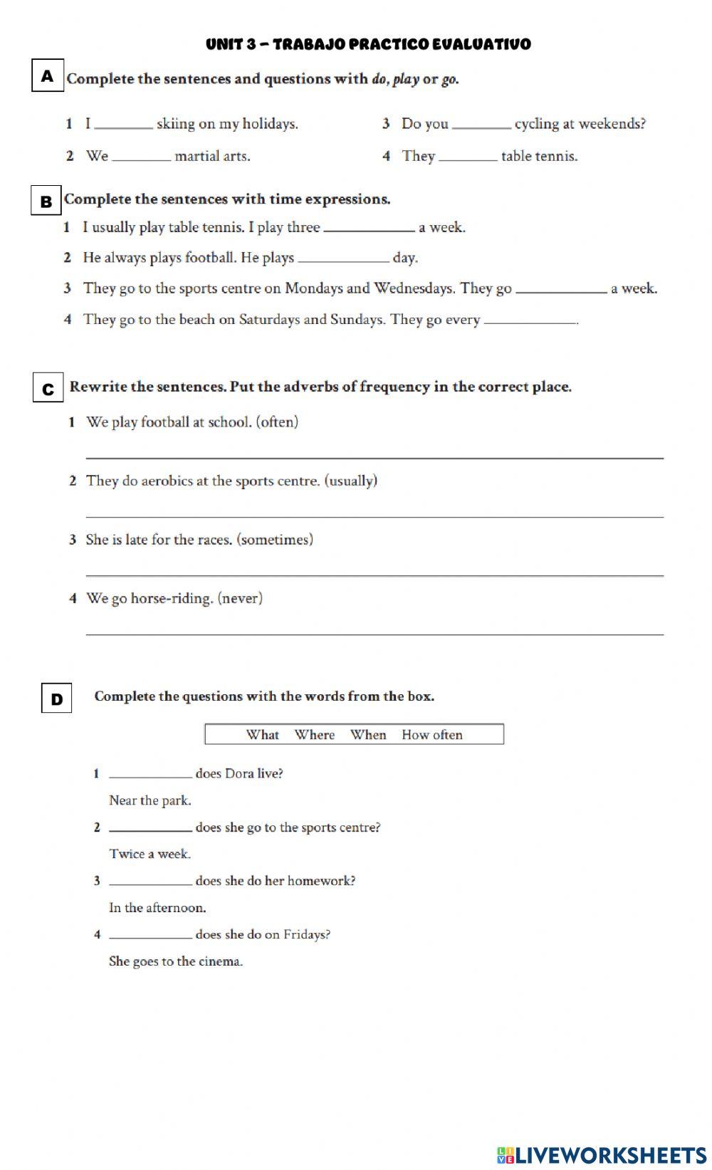 Simple Present - Questions