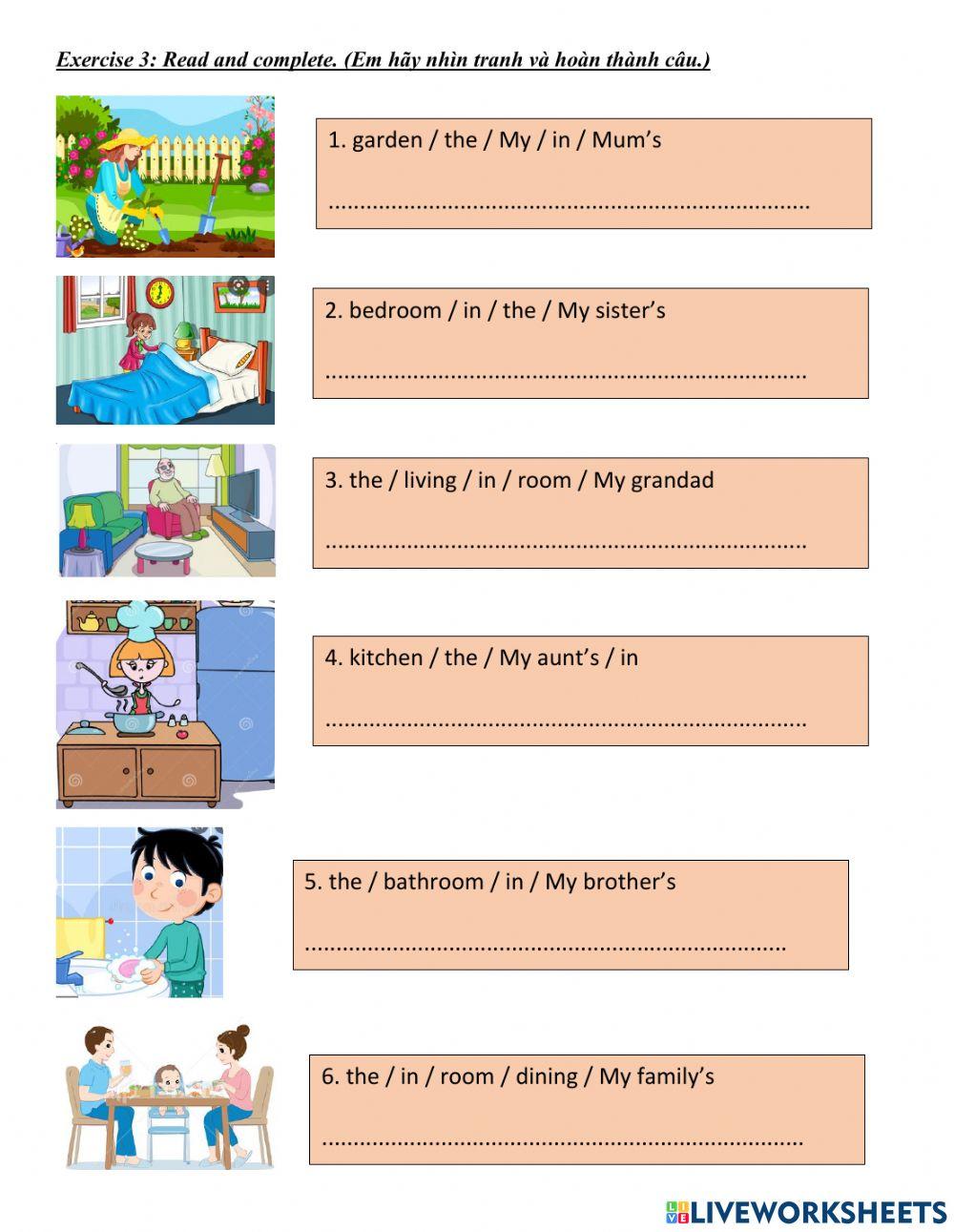 Week 7 grade 2 u3 family and house