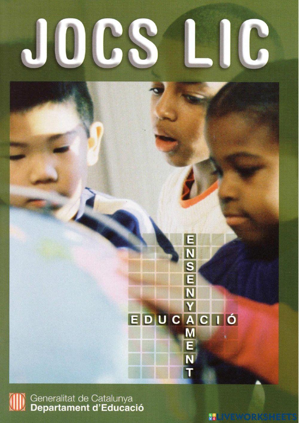 Jocs LIC. ensenyament i educació