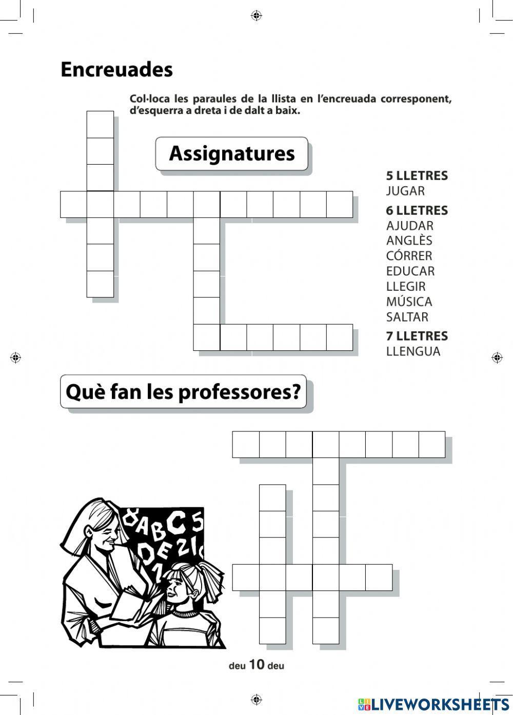 Jocs LIC. ensenyament i educació