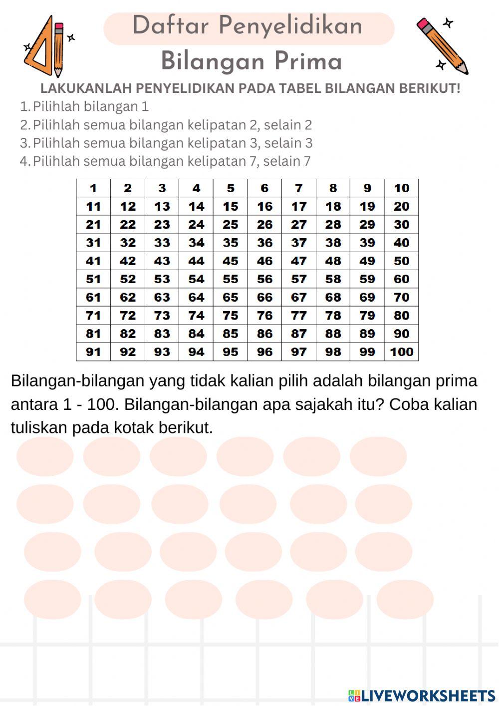 Penyelidikan bilangan prima