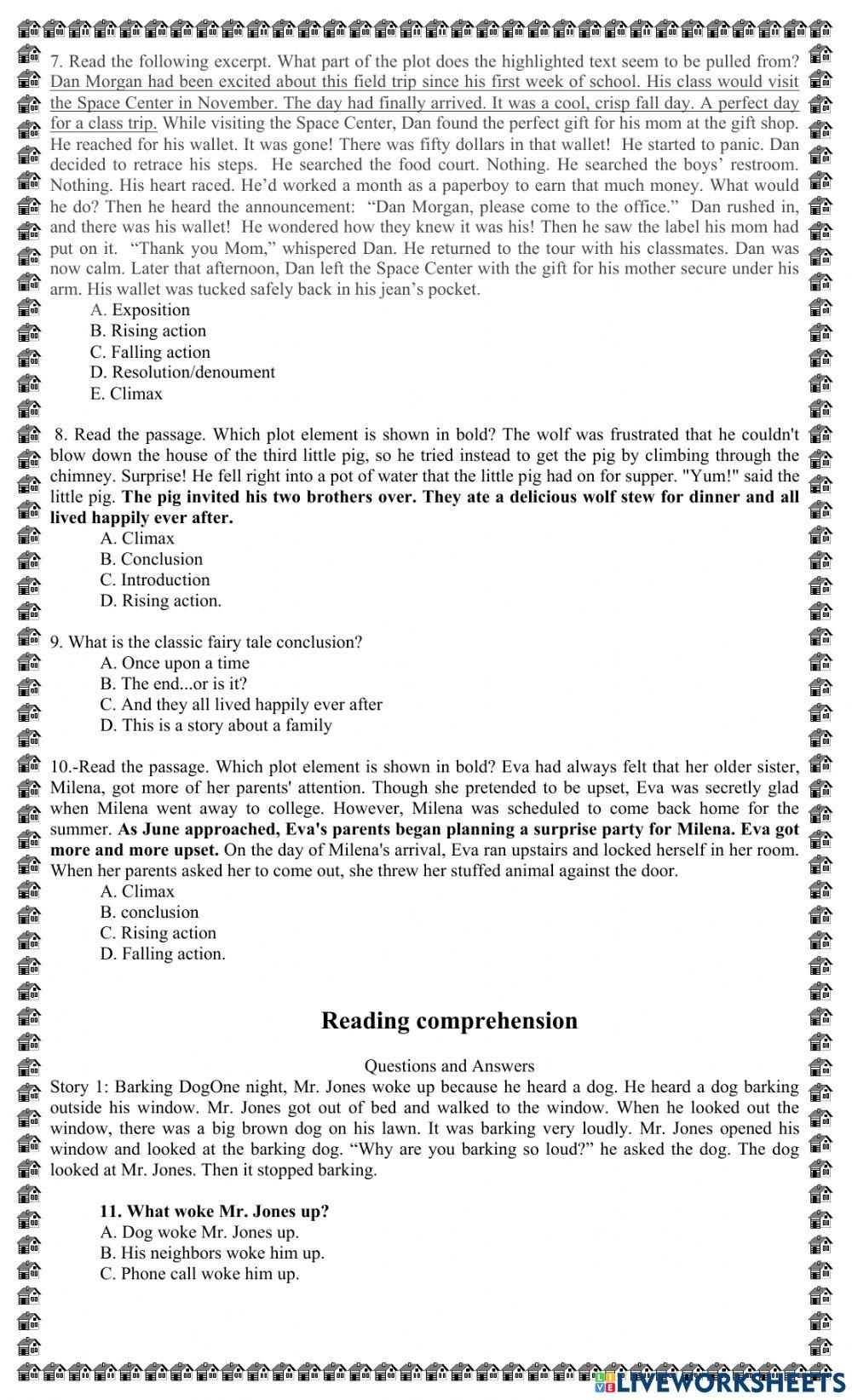 Plot and elements of drama