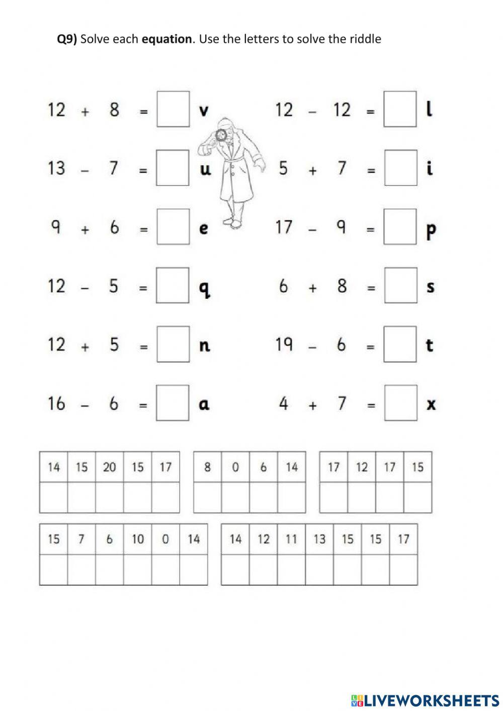 math y2 worksheet unit 2