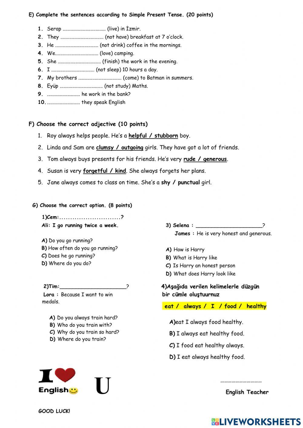 Garde 7-Exam study-1-2-2022-October