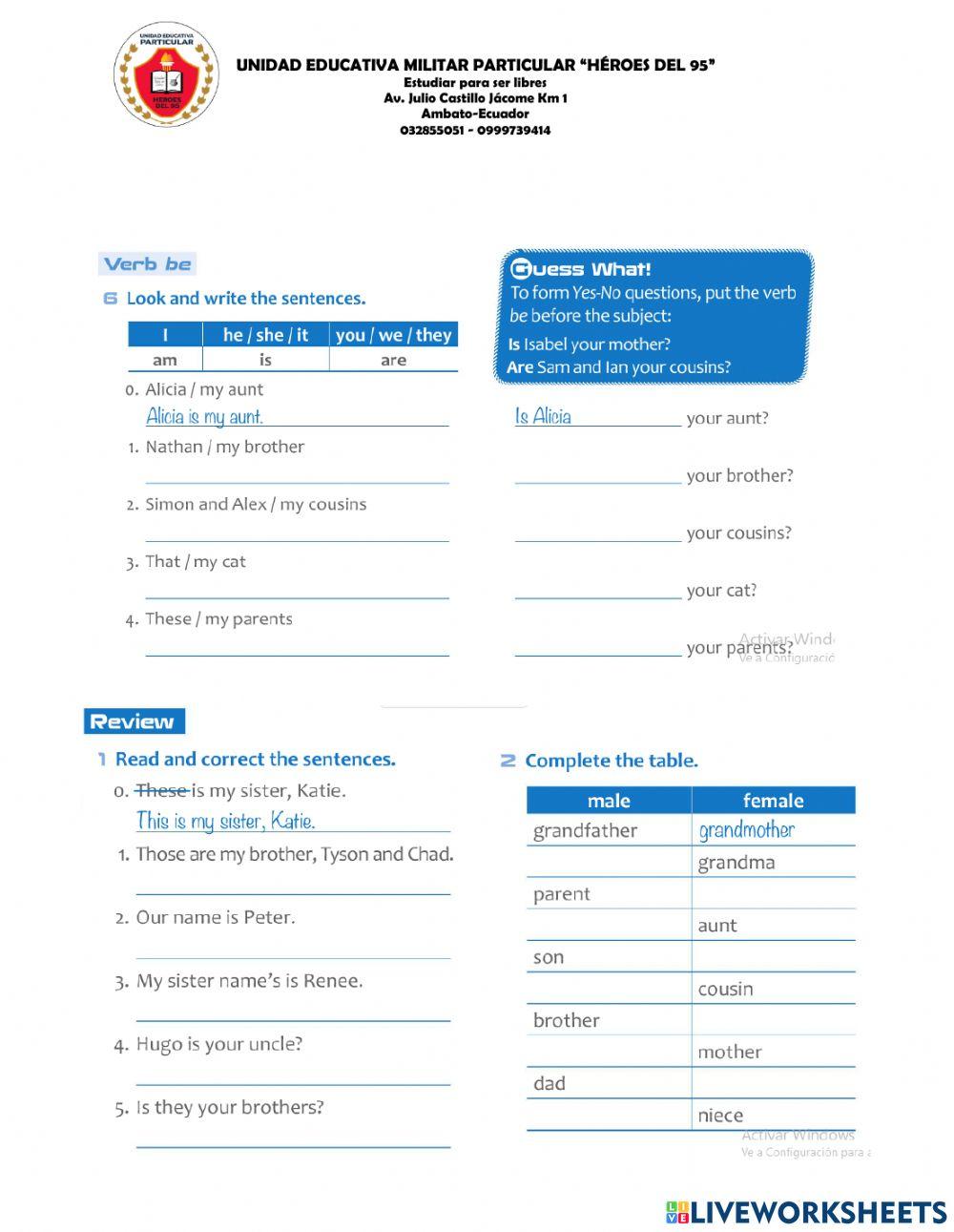 This that these those