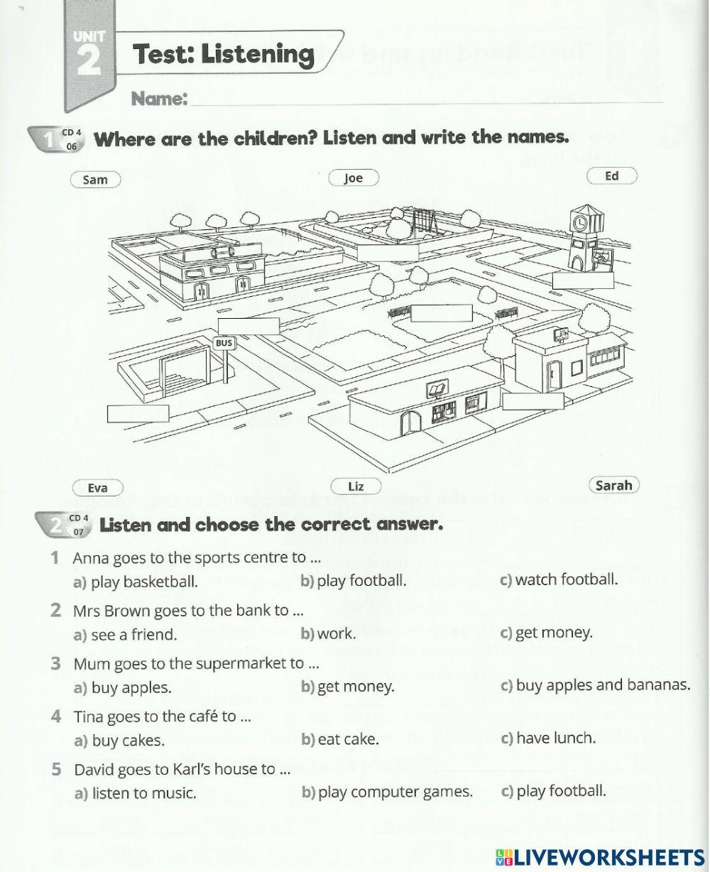 Quick minds 4 - Unit 2m - Listening