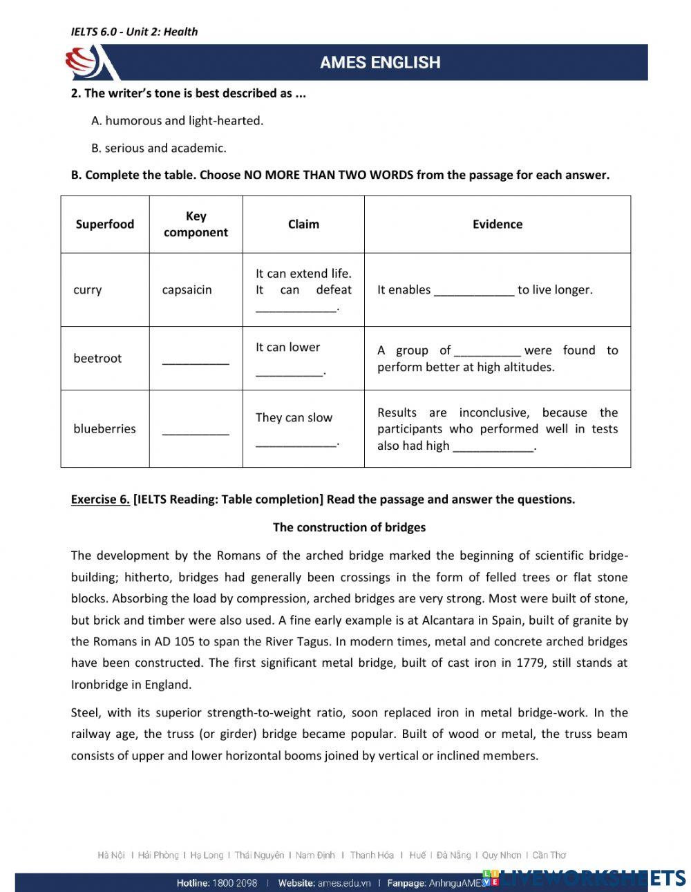 IELTS 6.0 - L5 - Reading