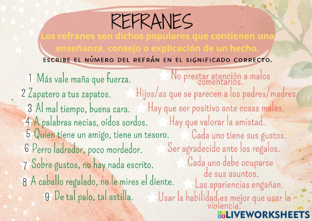 Refranes