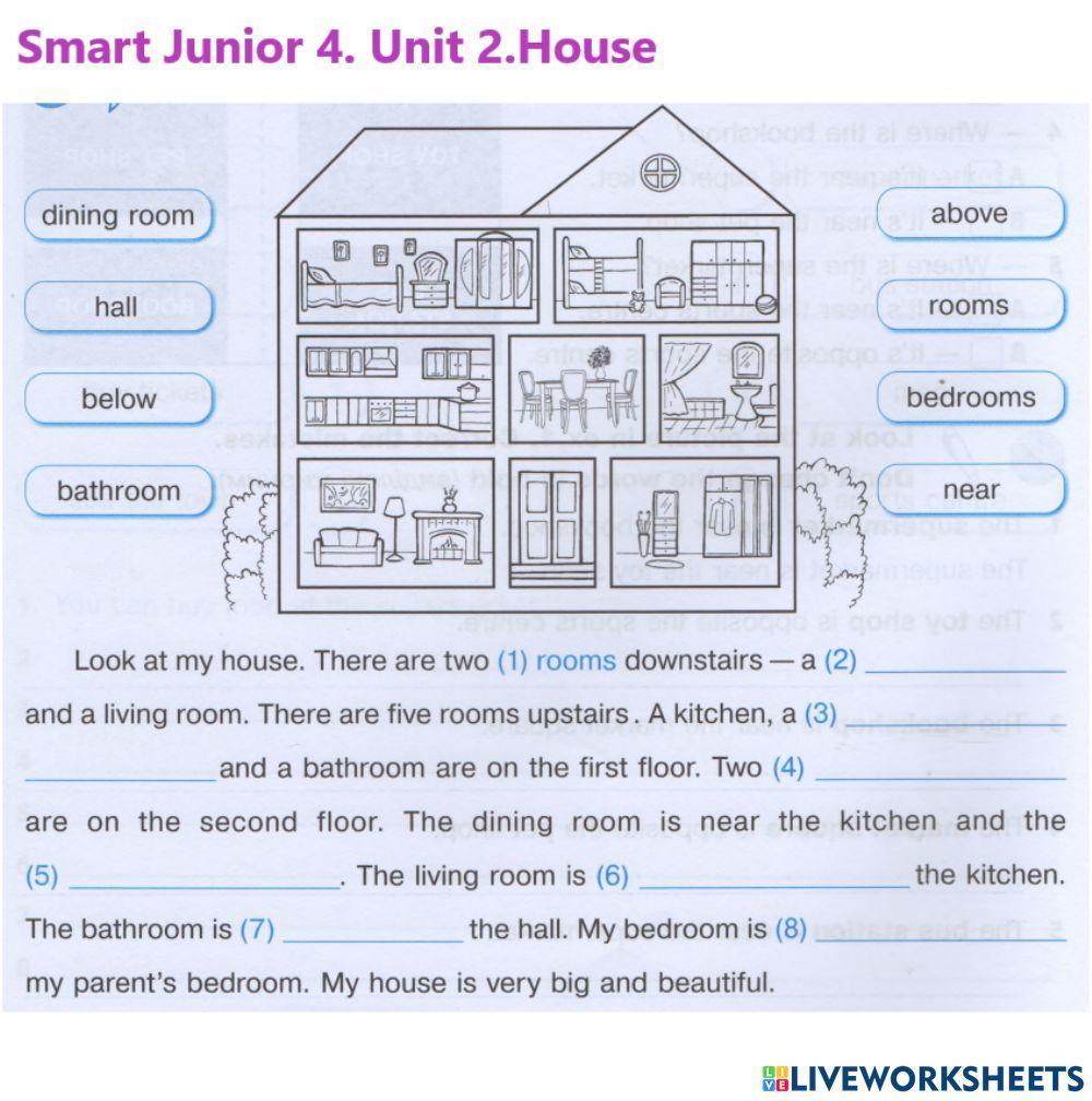 Smart Junior 4. Unit 2. House