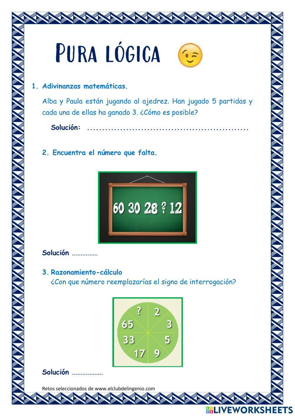 Retos matemáticos