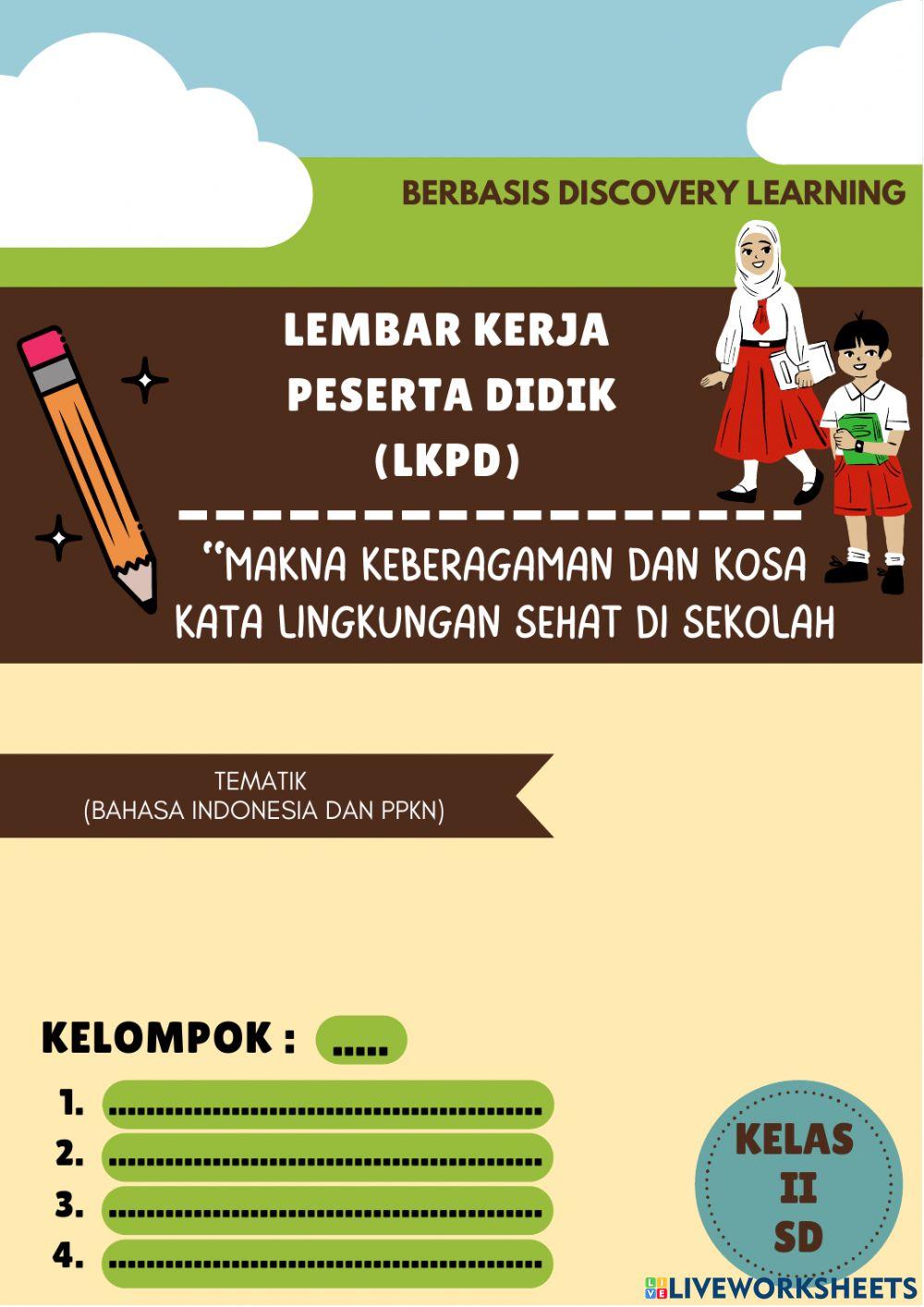 Makna Bersatu dan Kosa kata Lingkungan Sehat di Sekolah