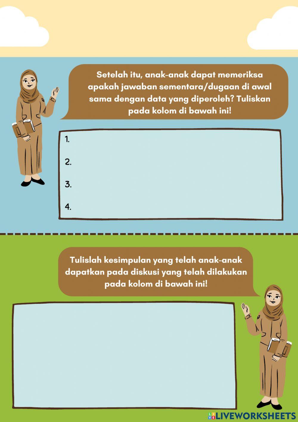 Makna Bersatu dan Kosa kata Lingkungan Sehat di Sekolah