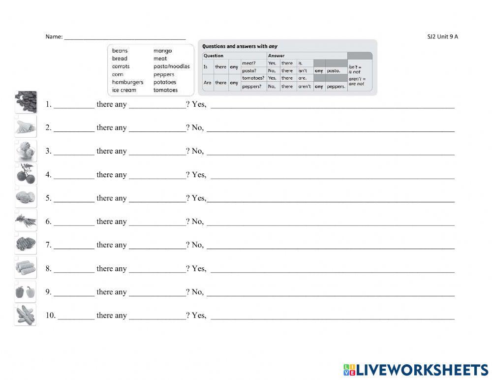 Is there any - Are there any