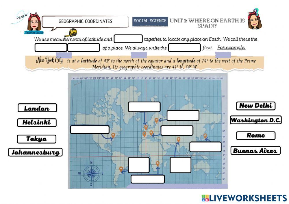 Unit 1: Where on Earth is Spain?