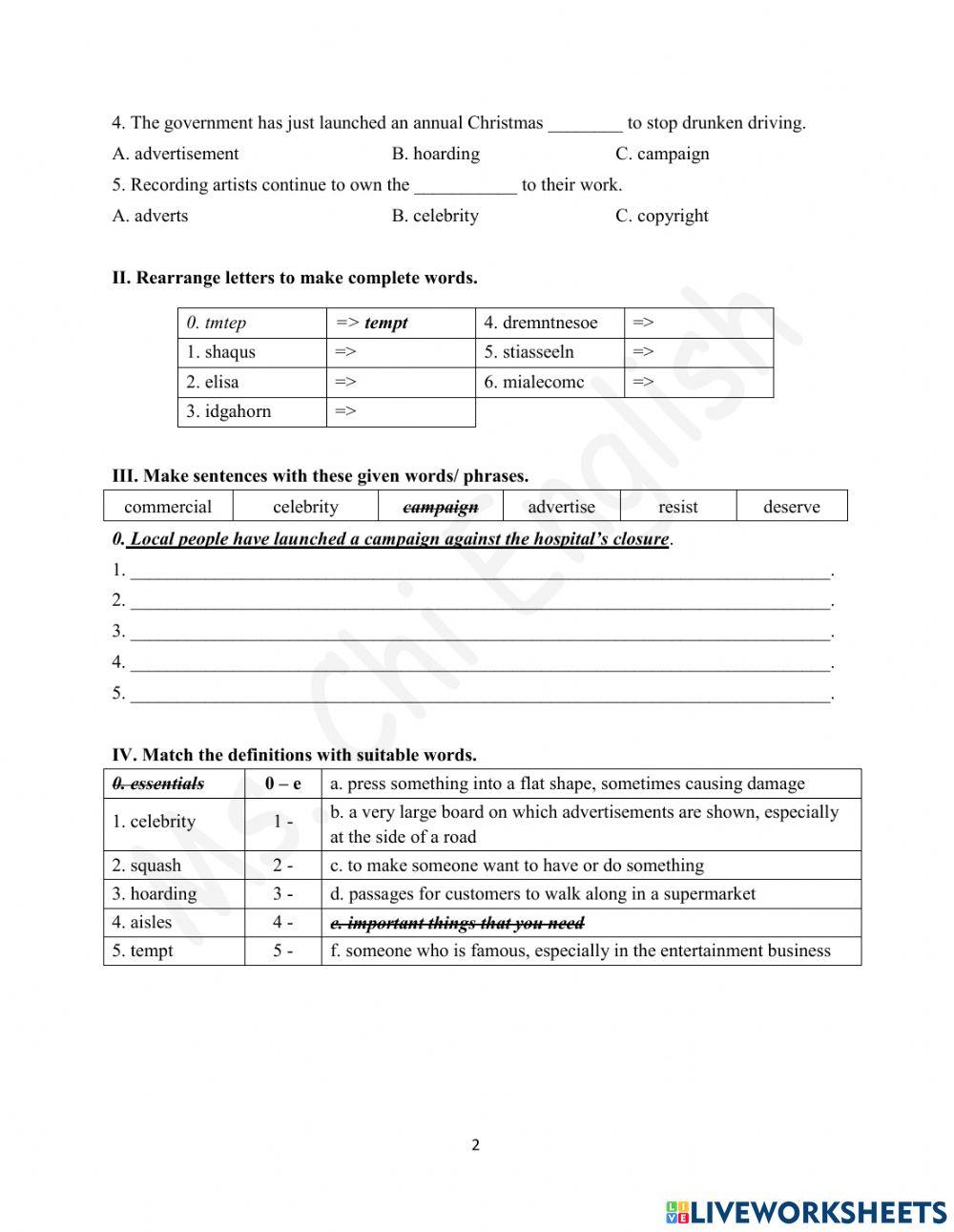 Foreign teacher-S8-Week 11-U4-Vocab 1