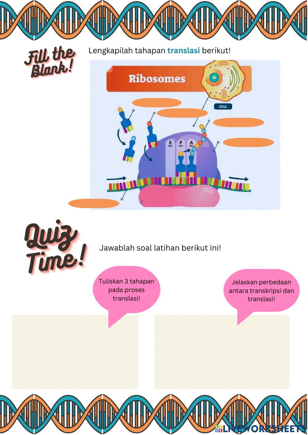 Sintesis Protein Pertemuan 1