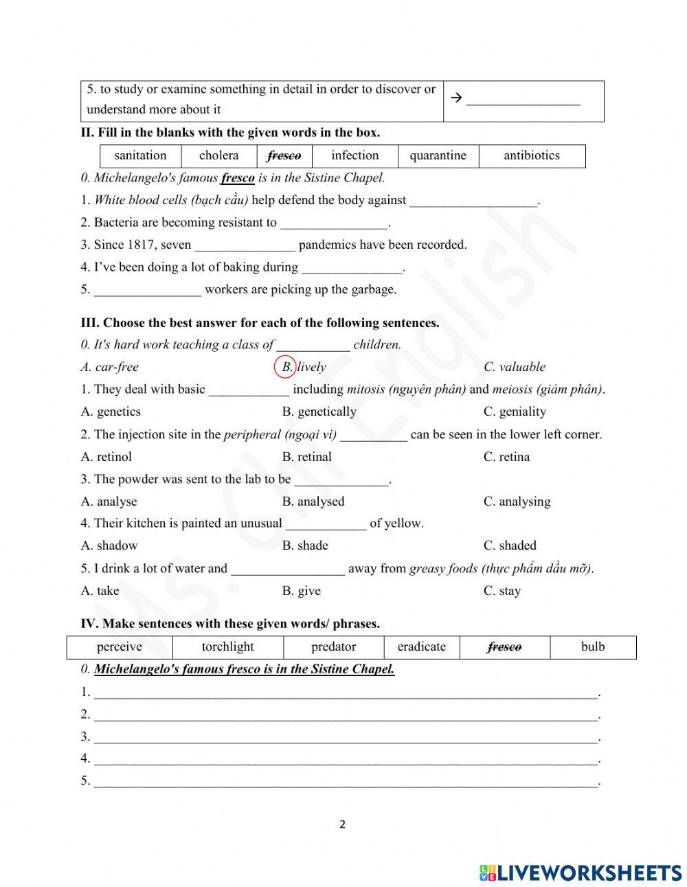 Foreign teacher-S9-Week 11-U4-Vocab 1