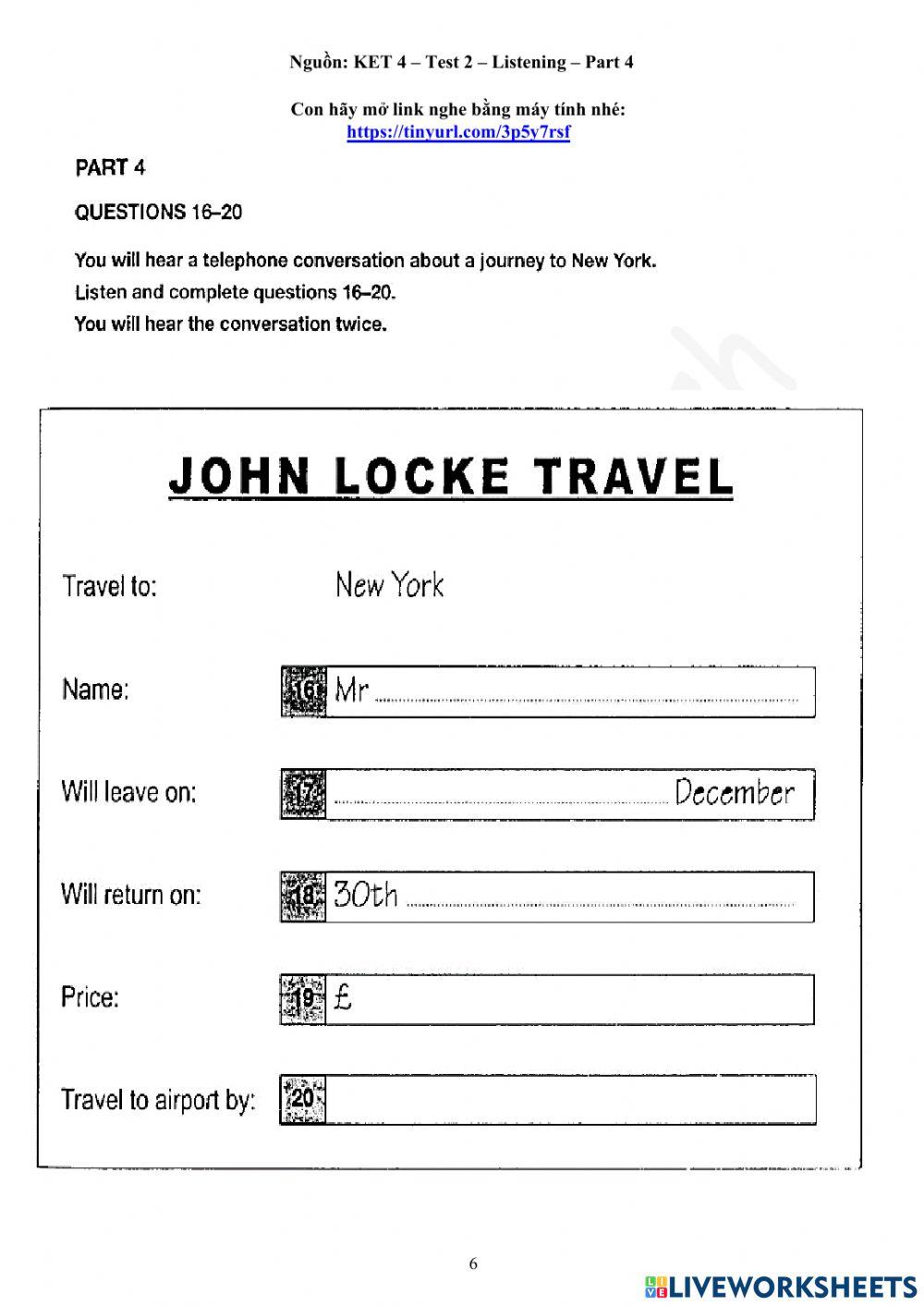 Foreign Teacher-S6-WEEK 11-U4-VOCAB 1