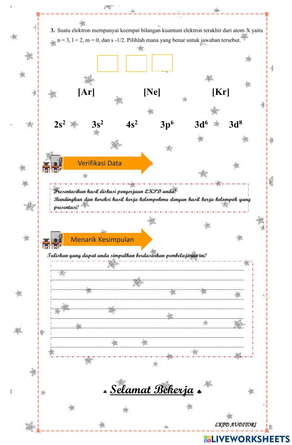 Konfigurasi Elektron Dan Letak Unsur