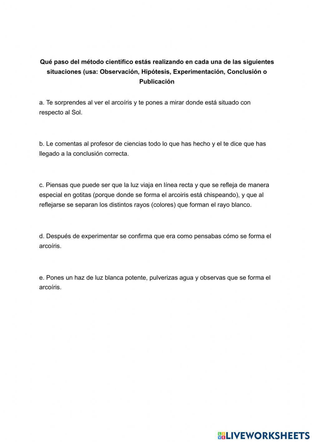 El método científico