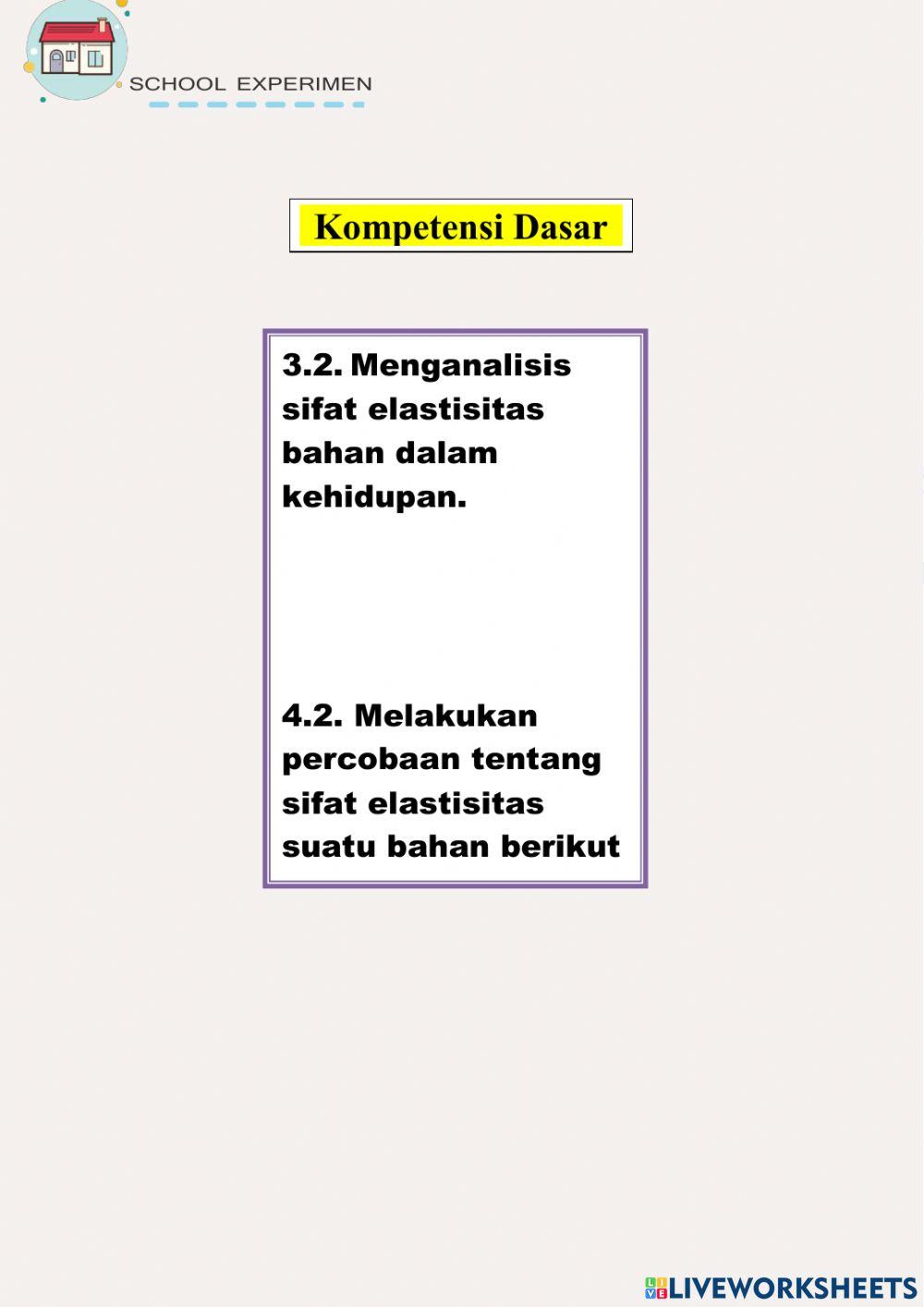 Lembar praktikum Elastisitas
