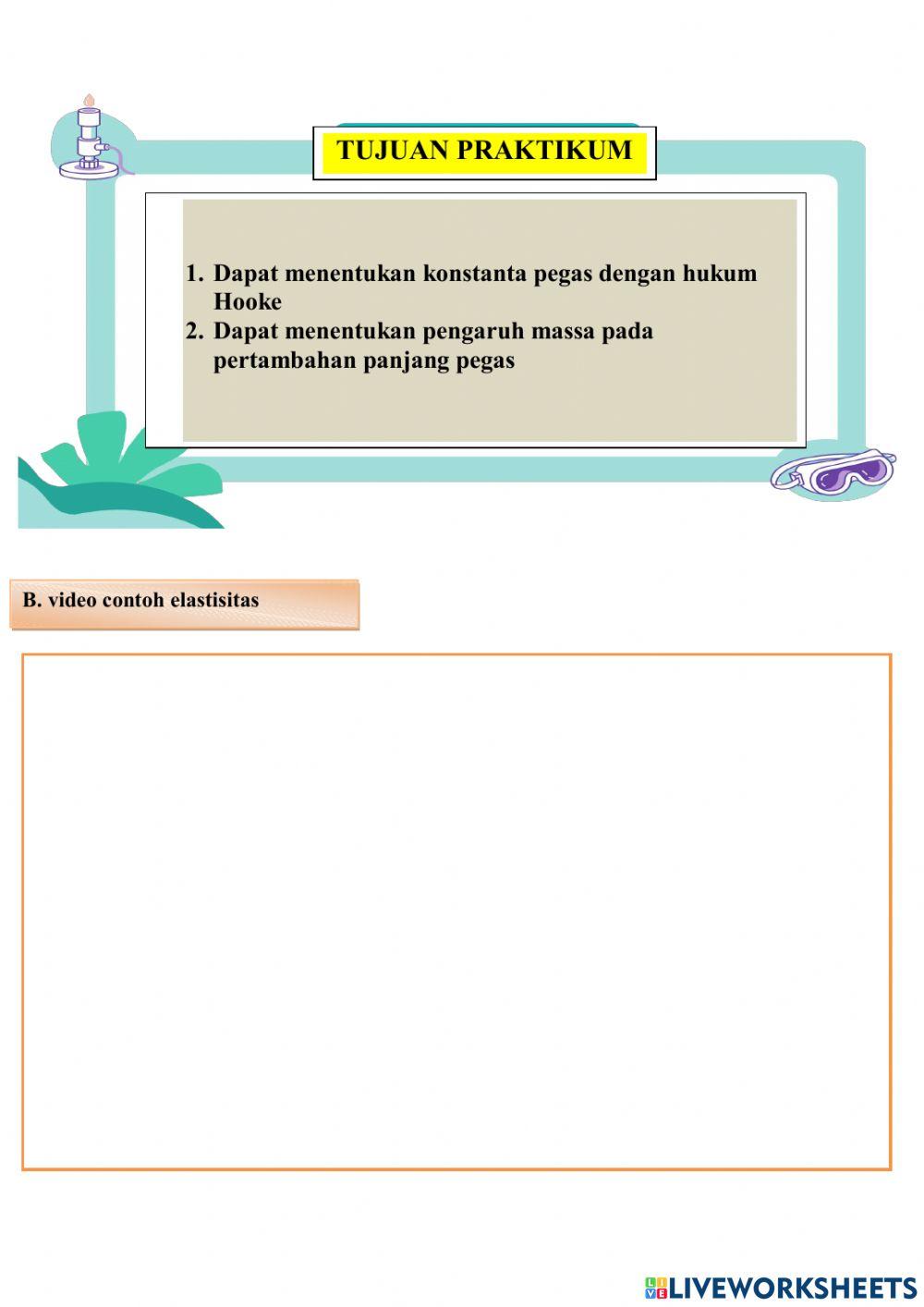 Lembar praktikum Elastisitas