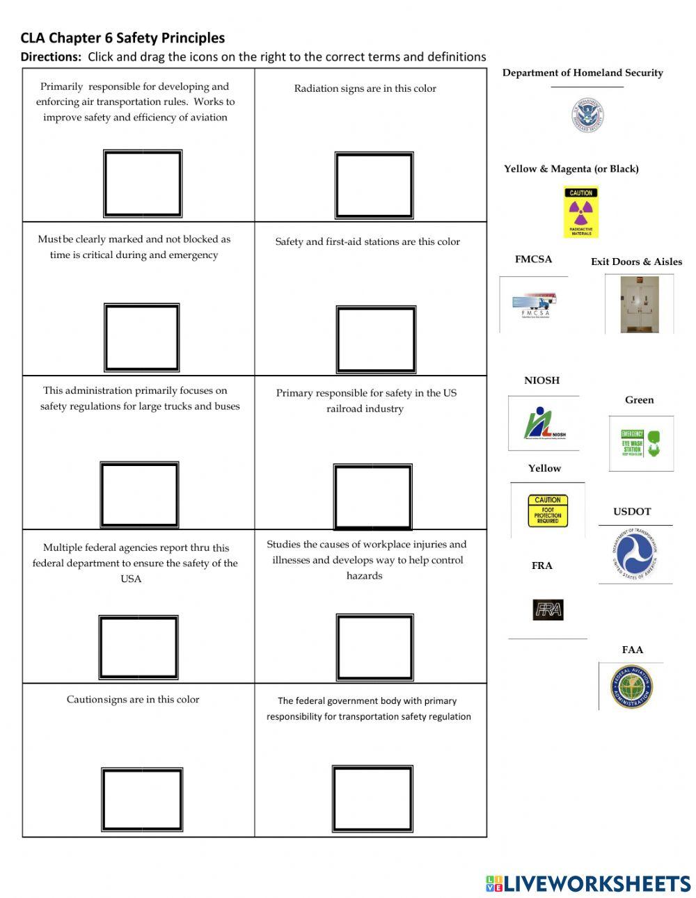 CLA Chapter 6 Safety Principles