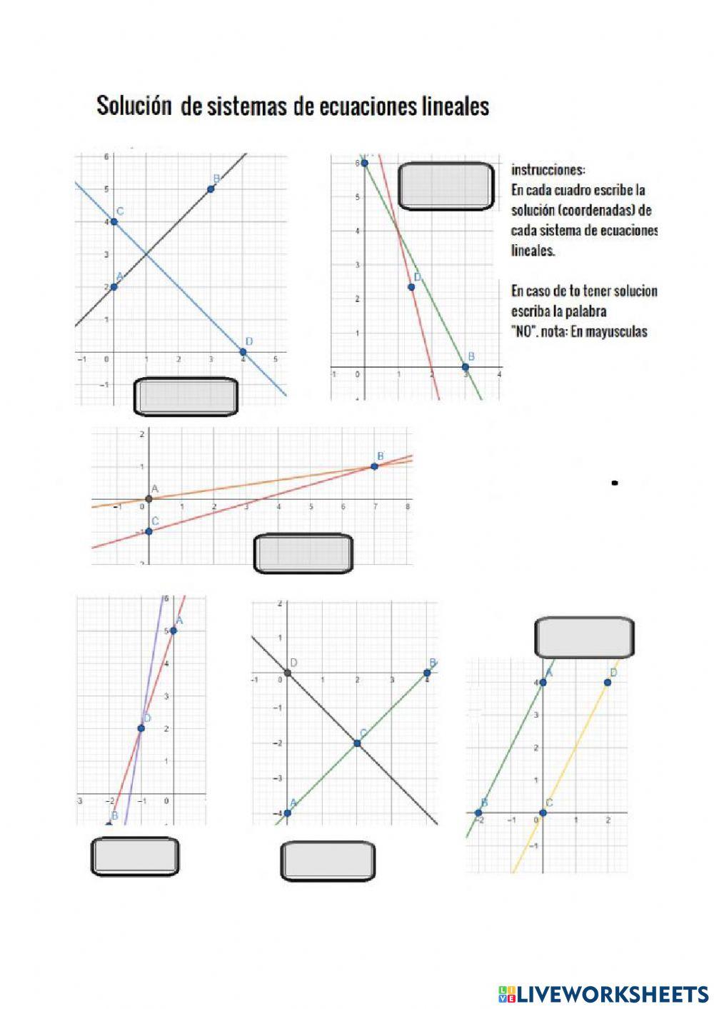 Sistema de ecuaciones