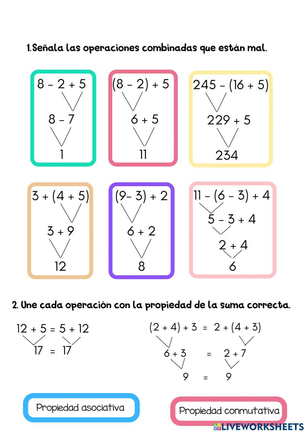 Propiedades de la suma