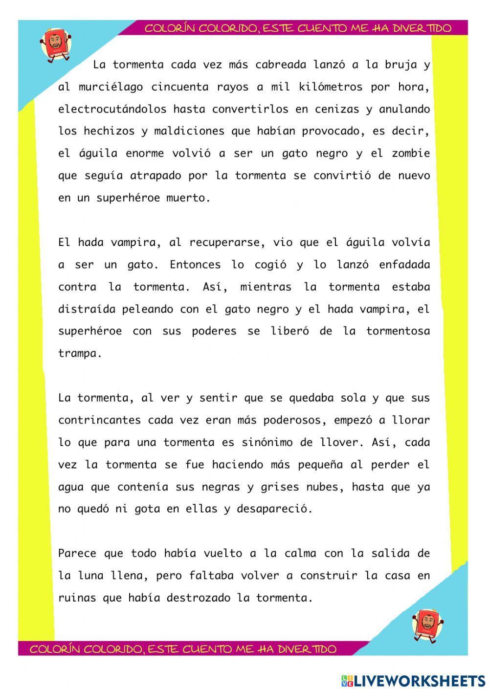 La tormenta en la casa del terror