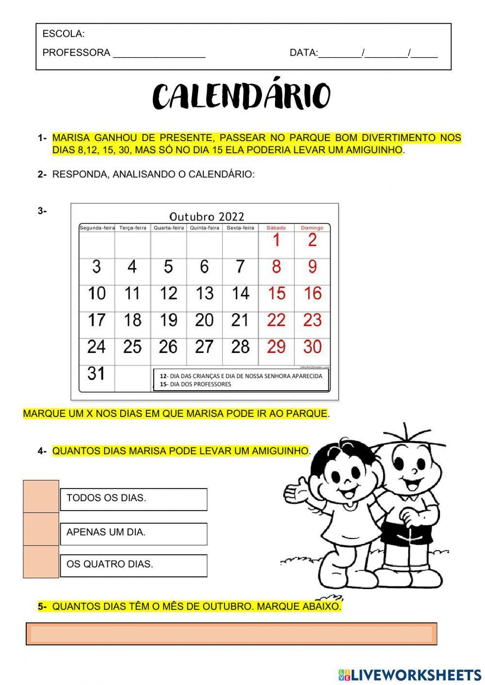 Calendário
