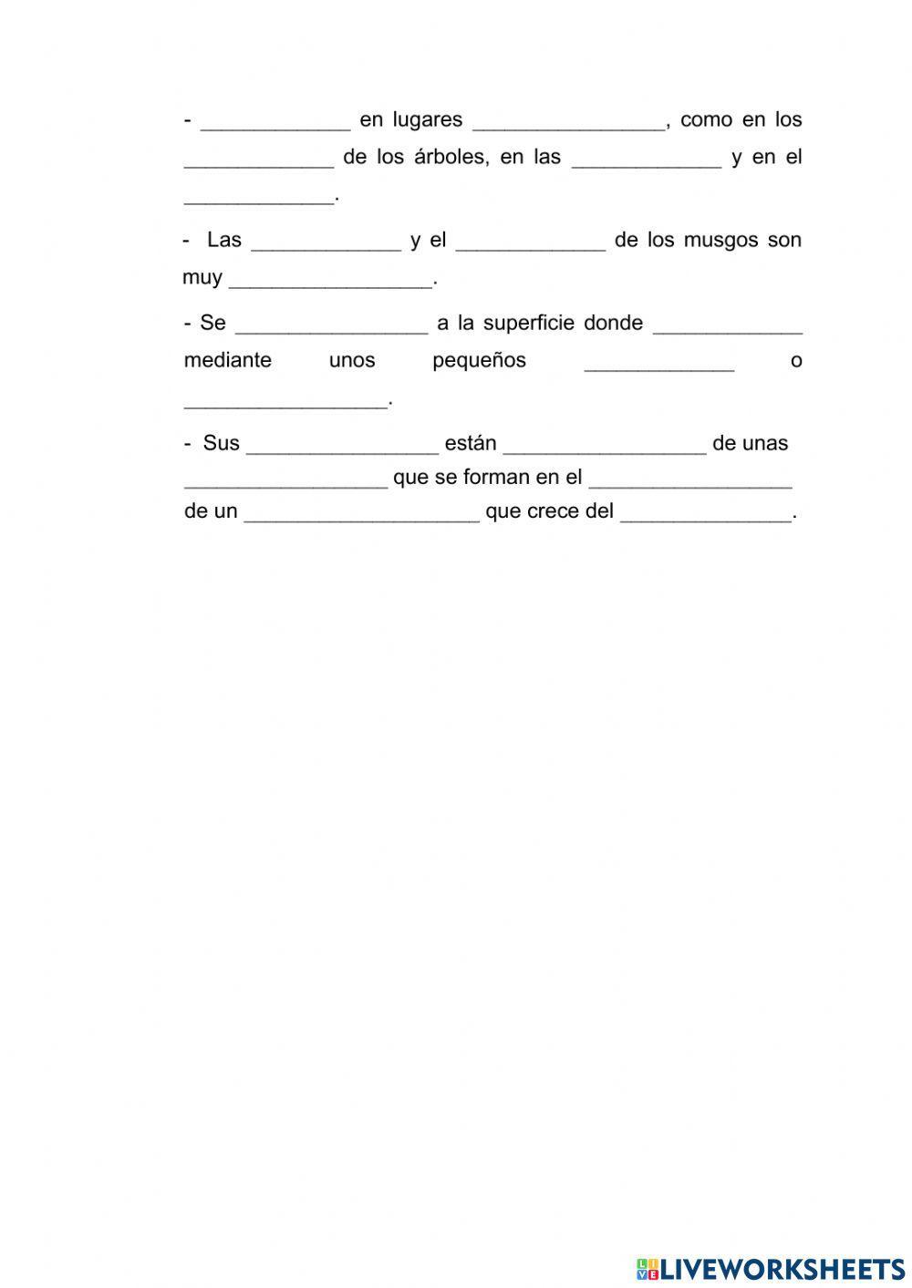 La reproducción de las plantas sin flores