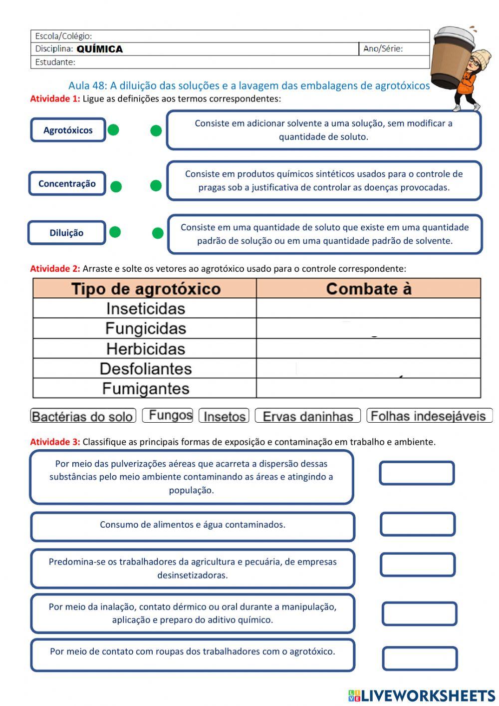 Lavagem das embalagens de agrotóxicos