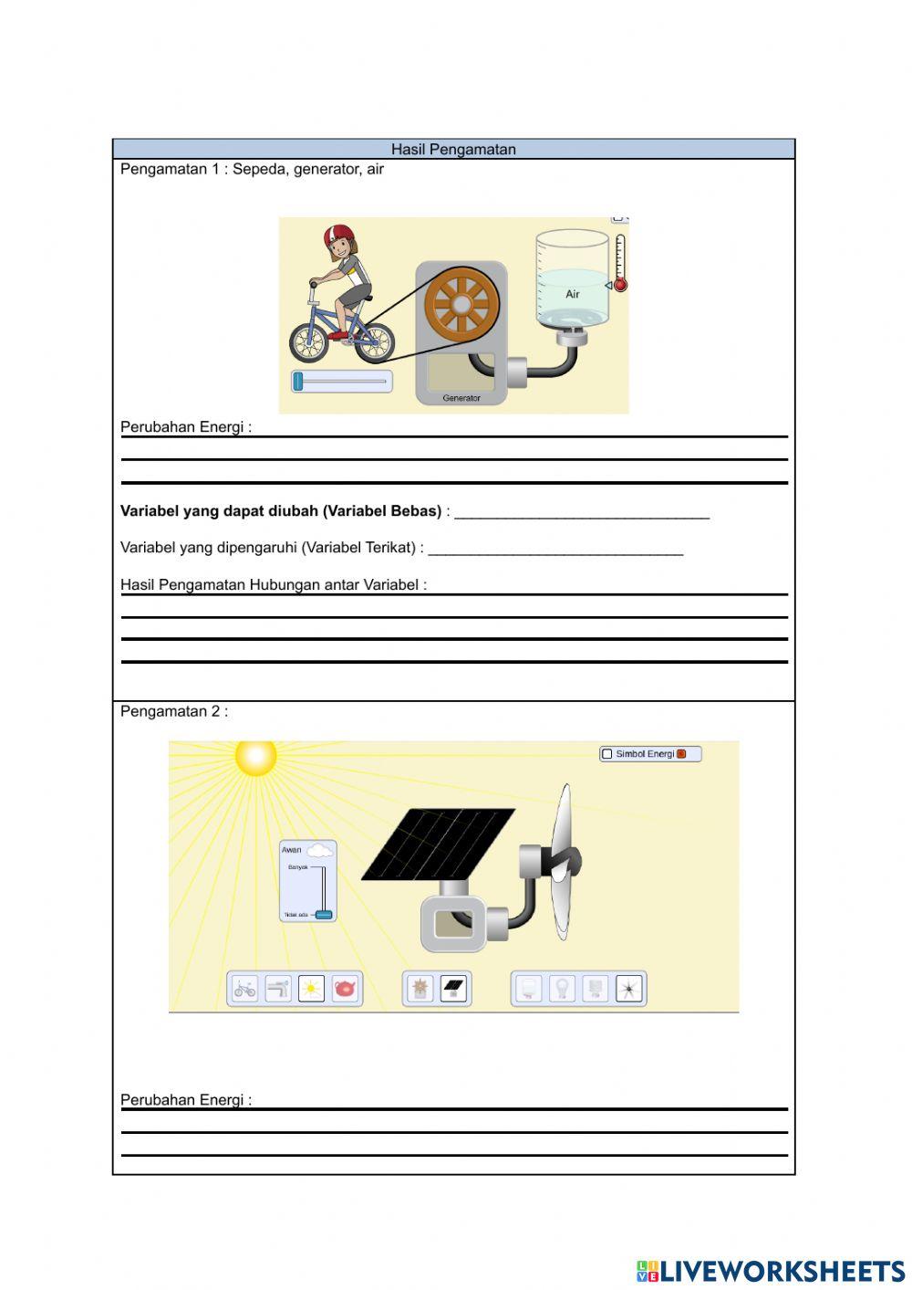 Bentuk dan Transformasi Energi