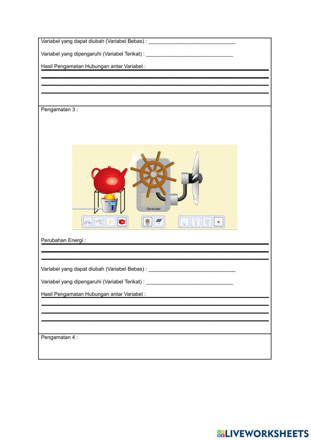 Bentuk dan Transformasi Energi