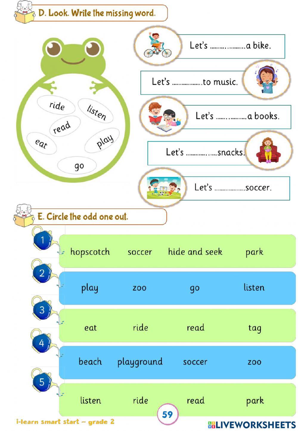 Grade 2 - Review unit 5&6